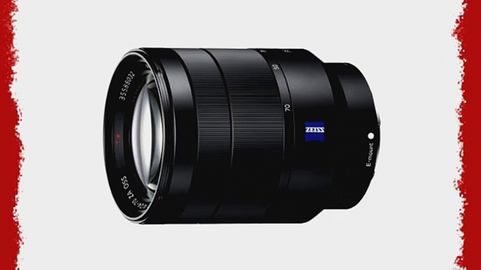 SONY E-mount Lens Vario-Tessar T * FE 24-70mm F4 ZA OSS Interchangeable Full Frame Lens - International