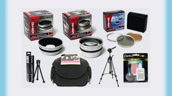 Opteka Professional HD2 Digital Accessory Kit for Kodak EasyShare Z650 Z740 Z710 Digital Camera