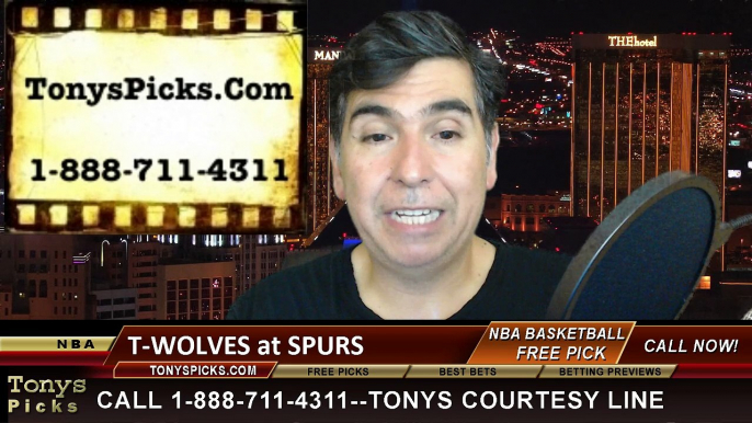 San Antonio Spurs vs. Minnesota Timberwolves Free Pick Prediction NBA Pro Basketball Odds Preview 3-15-2015