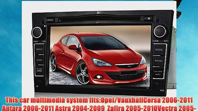 iBaste 7 Digital HD Touch screen Opel Vauxhall Vectra Meriva Vivaro Astra Antara Corsa Zafira