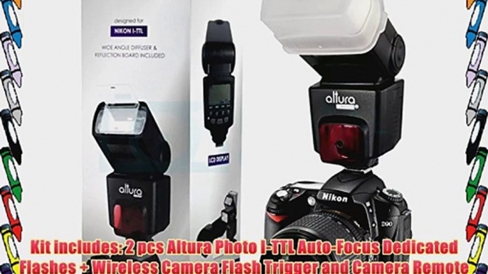 Altura Photo Professional I-TTL Auto-Focus Dedicated Flash (AP-N1001) for NIKON DSLR Cameras