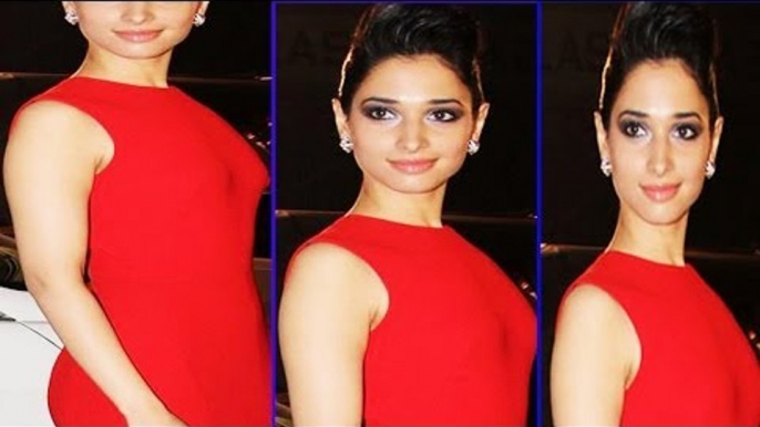 South Hot Actress Tamanna Bhatia Looking Hot @ Filmfare Awards 2014