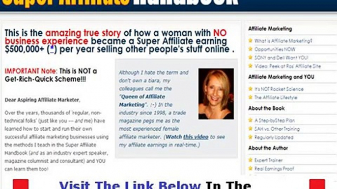 Super Affiliate Handbook Review  My Story Bonus + Discount