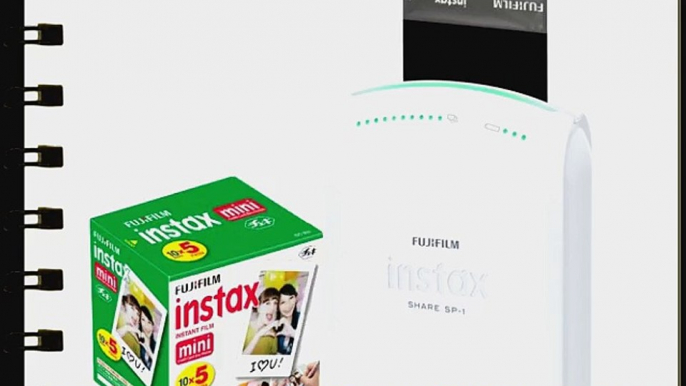 Fujifilm Instax Share Smartphone Portable Printer SP-1 With Fujifilm Instax Mini Instant Film