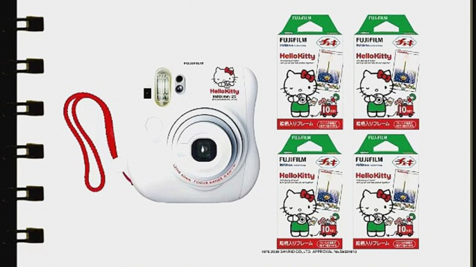 Fujifilm Instax Mini 25 Cheki Hello Kitty with 4pack(10picture X4) Instax Mini Instant Film