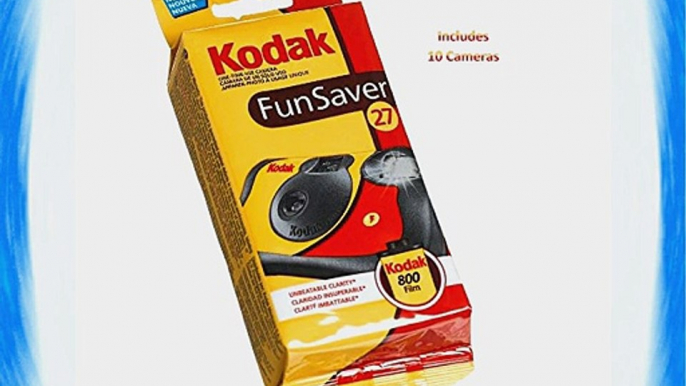 Kodak Fun Saver with Flash and ISO 400 27 Exposures (10 Pack)