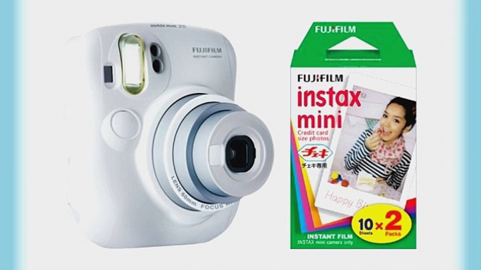 Fuji Instax Mini 25 Instant Camera   20 Prints - 1 Twin Pack of film