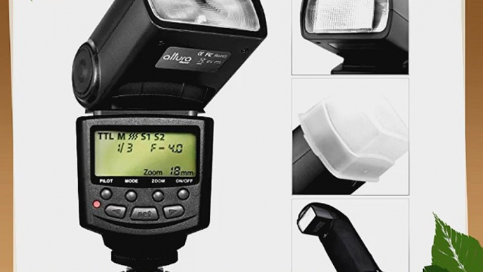 Altura Photo E-TTL Auto-Focus Dedicated Flash (AP-C1001) for Canon DSLR Cameras including Rebel