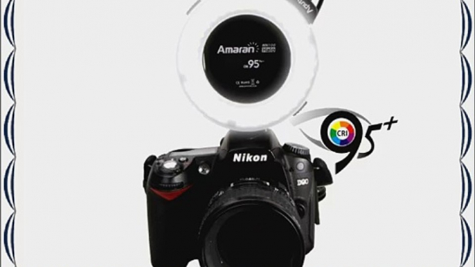 Aputure Amaran Halo AHL-H100 LED Ring Flash Light for Nikon Cameras