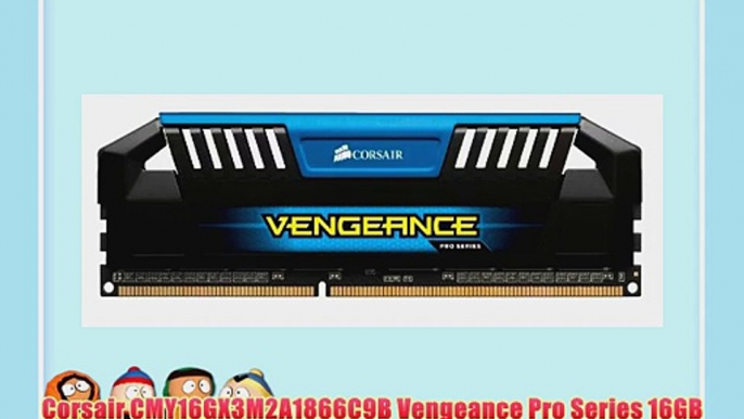 Corsair CMY16GX3M2A1866C9B Vengeance Pro Series 16GB (2x8GB) DDR3 1866Mhz CL9 XMP Performance