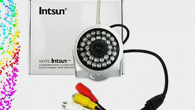 Intsun? 2.4GHz Wireless Camera with Infrared IR Night Version Security Surveillance Camera