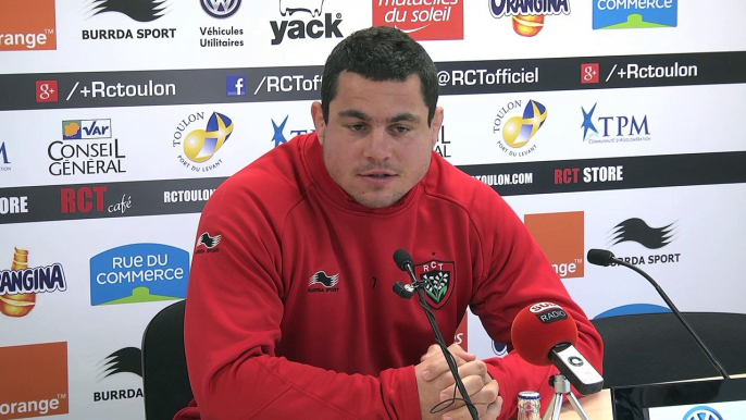 Guilhem Guirado avant RCT-Toulouse au vélodrome de Marseille