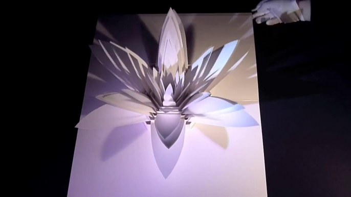 Sculpture 3D en papier : juste magnifique!