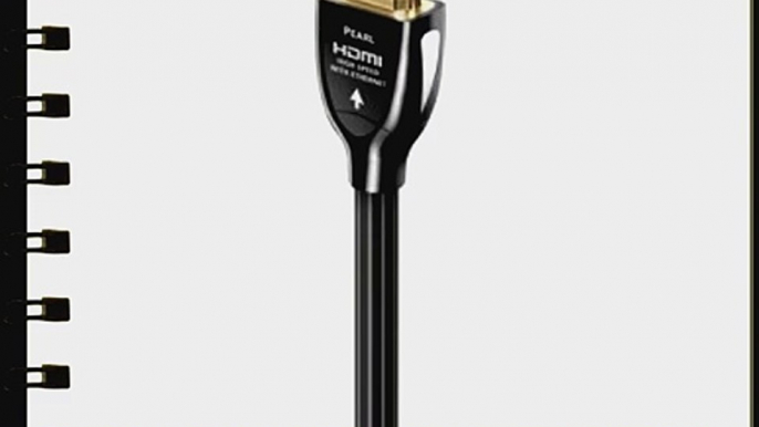 AudioQuest Pearl 1m (3.28 feet) Black/White HDMI Digital Audio/Video Cable with Ethernet Connection