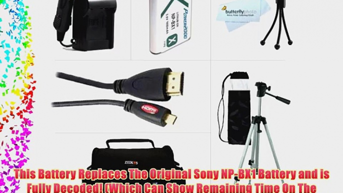 Essential Accessories Bundle Kit For Sony HDR-CX240 HDR-PJ275 HDR-CX440 HDR-CX405 HDR-PJ440