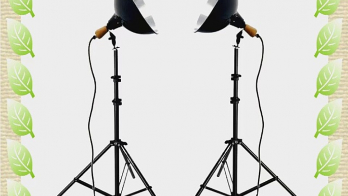 Impact Tungsten Two-Floodlight Kit with 6' Stands