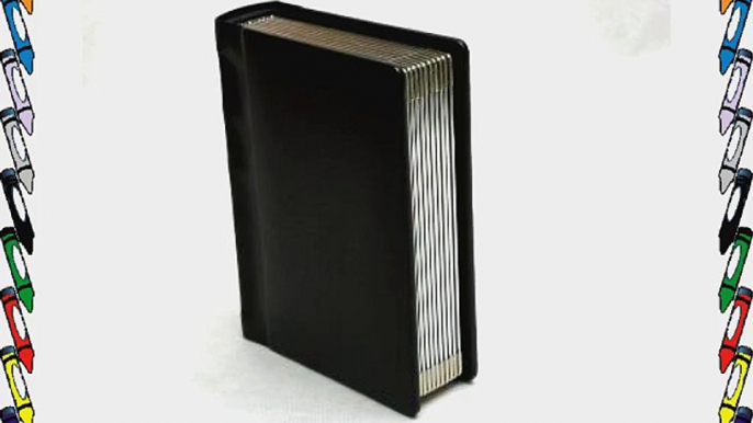 Professional 5x7 BLACK Silver Edged Slip-in Wedding/Parent Photo Album holds 30 photos