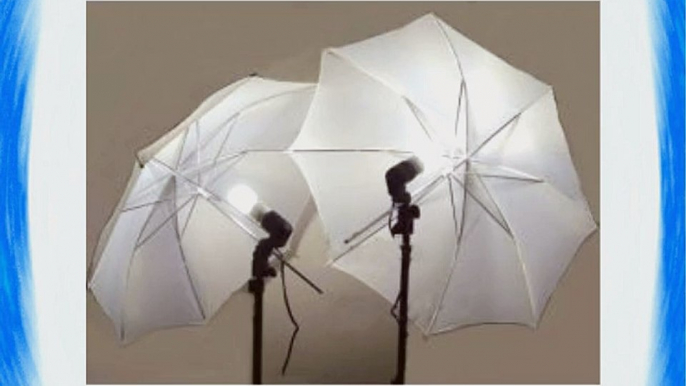 2 Photography Studio Continuous Lighting Kits with two free Day-Light CFL Lights and Umbrellas