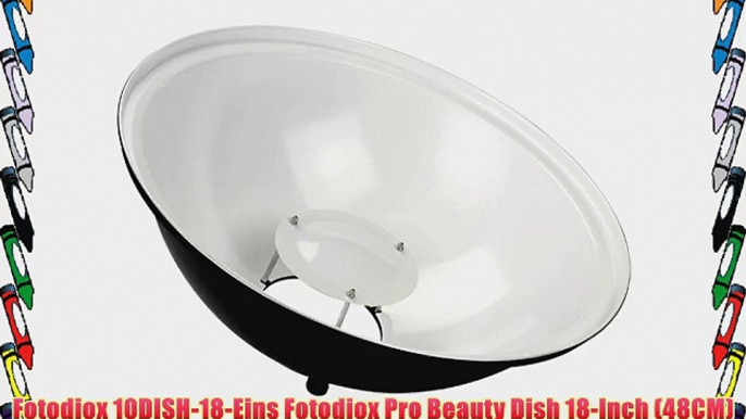 Fotodiox 10DISH-18-Eins Fotodiox Pro Beauty Dish 18-Inch (48CM) for THE NEW PAUL C. BUFF EINSTEIN