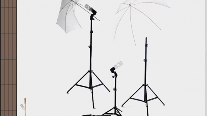 ePhoto Photography Video Portrait Studio Light Kit Photo Umbrella Continuous Lighting Kit with