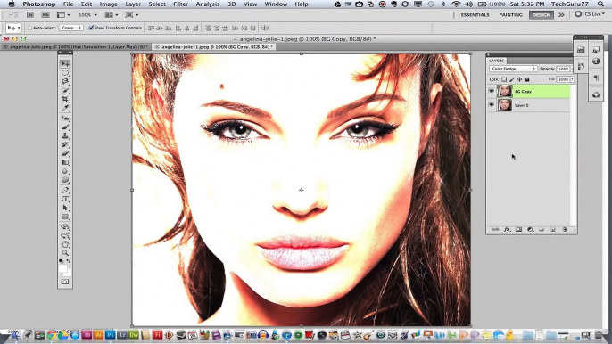 Step by step Adobe-Photoshop CS6 Tutorial that how to Convert Photo To Line Drawing Part 15 - education4u