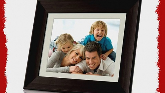 Coby DP862 8-Inch Digital Picture Frame Wooden