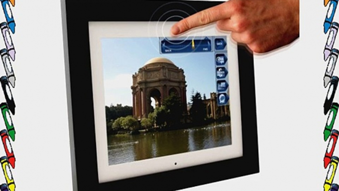 Pandigital Pan Touch PAN1002W02T 10.4-Inch Digital Picture Frame (Black)