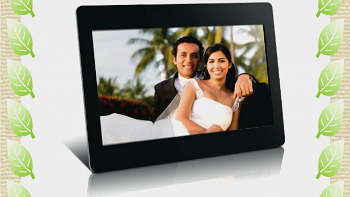 High Resolution 14 inch  Digital Photo Frame w/512MB Built-in Memory and Remote (1366 x 768)