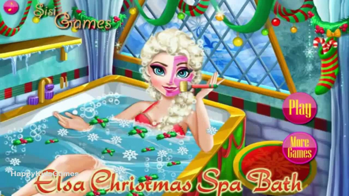 ▐ ╠╣Đ▐► Caring Games - Frozen Elsa Christmas Spa Bath Game For Kids