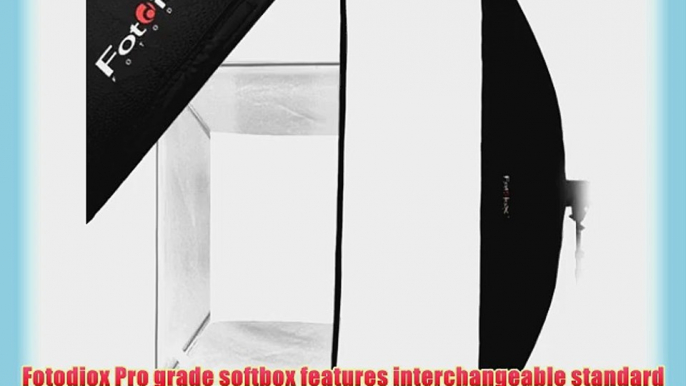 Fotodiox Pro 48x72 Softbox PLUS Grid / Eggcrate for Studio Strobe / Flash with Soft Diffuser