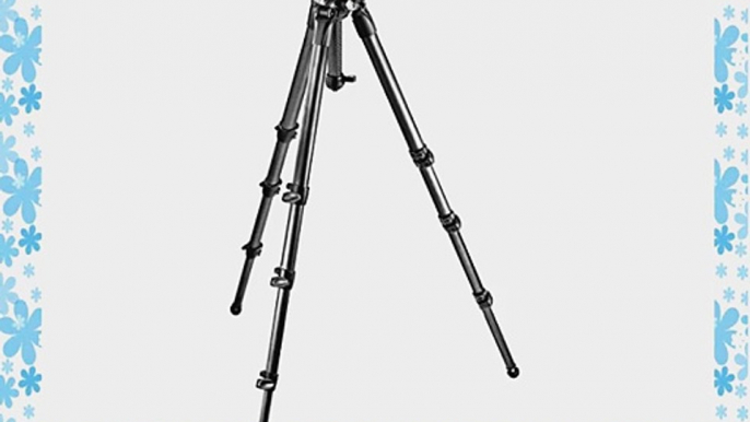 Manfrotto MT057C4-G 057 Carbon Fiber 4 Section Tripod with Geared Center Column