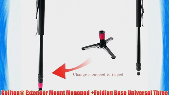 Goliton? Extender Mount Monopod  Folding Base Universal Three feet Support Stand Tripod Kit