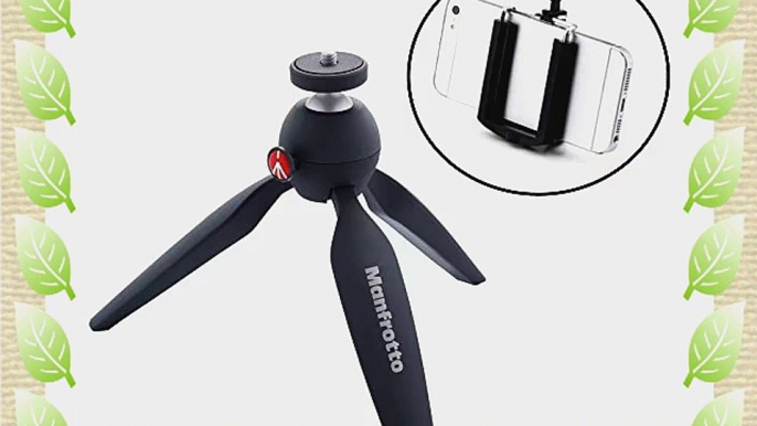 Manfrotto Rugged Mini Tripod Kit for Compact Cameras and for Smartphones - Includes Tripod