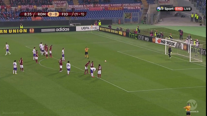 AS Roma 0 - 3 Fiorentina All Goals and Full Highlights 19/03/2015 - Europa League