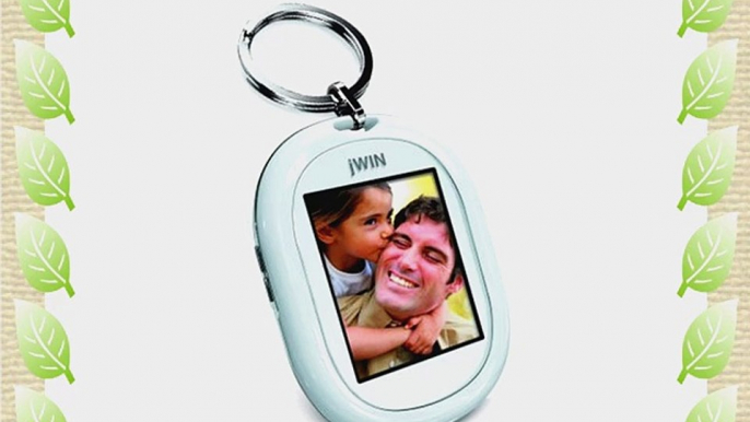 jWIN JP141 1.8-Inch Digital Photo KeyChain (White)