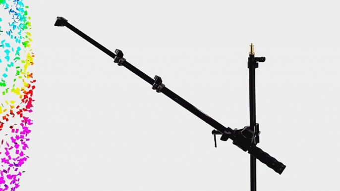 Alzo Reflector Holder Arm  (Black) with Clamp