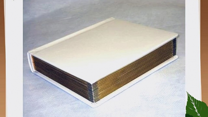 Professional 8x10 Ivory Slip-in Wedding/Parent Photo Album holds 30 Photos