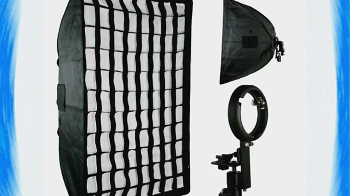 ePhoto Off Camera HoneyComb Grid Large Softbox For Nikon Canon Speedlight SB800 SB900 430EX