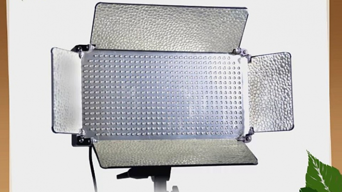 CowboyStudio Three 500 LED Dimmable Lighting Light Panels and Light Stand Kit Daylight Balanced