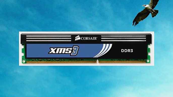 Corsair CMX32GX3M4A1333C9 XMS3 32GB (4x8GB) DDR3 1333 Mhz CL9 Performance Desktop Memory Kit