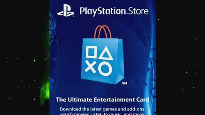 50 PlayStation Store Gift Card PS3 PS4 PS Vita Digital Code