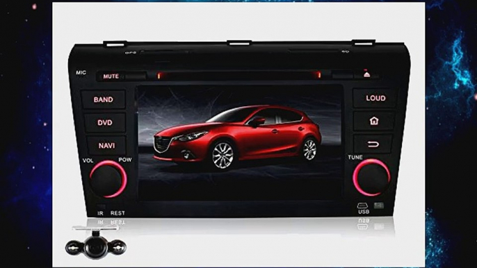 Pumpkin 7 inch For Mazda 3 20042009 In Dash HD Touch Screen Car DVD Player GPSNaviBTSDUSBFMAM Radio Stereo Navigation Sy