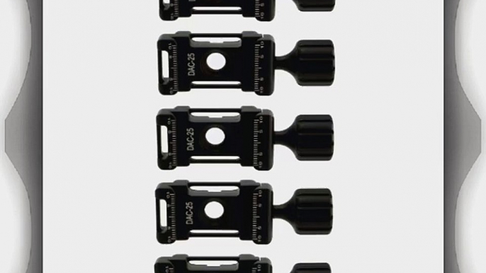 5 Pack: Mini Clamp DAC-25 Desmond 25mm Arca-Swiss Compatible w 3 Strap Bosses Boss