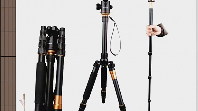 Mactrem Q666 Portable Camera Magnesium Aluminium Tripod Monopod Q-666 Tripod With Ball Head