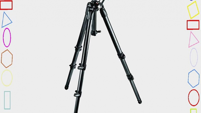 Manfrotto MT057C3-G 057 Carbon Fiber 3 Section Tripod with Geared Center Column