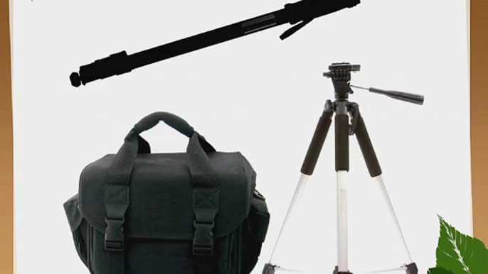 57 Inch Aluminum Tripod   67 Inch Monopod   Protective Case - Accessory For Sony DCR-SX20 DCR-SX40