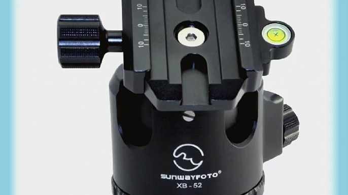 SUNWAYFOTO XB-52 Tripod Ball Head Arca Compatible Low COG 132lb Max Load XB52 Sunway