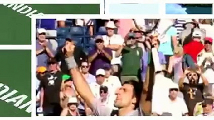 federer and raonic - bnp paribas 2015 open semi final - indian wells masters