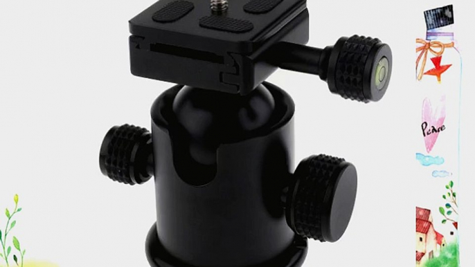 Neewer Black Metal 360 Degree Swivel 1/4 3/8 Tripod Ball Head Camera Ballhead with Quick Release