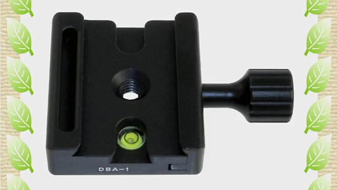 Desmond Arca / Bogen 3157N Compatible 60mm QR Clamp 3/8 w 1/4 Adapter DBA-01 for Tripod Head